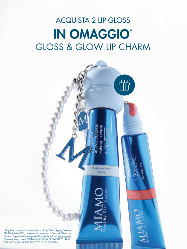 Miamo: 2 Lip Gloss + Lip Charm in omaggio