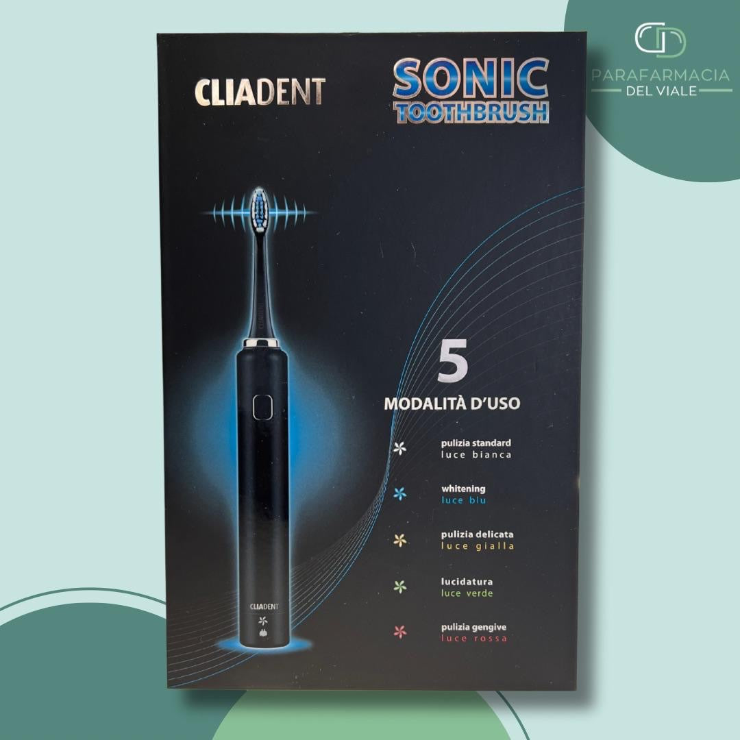 CLIADENT SPAZZOLINO SONICO 5 MODALITA' D'USO