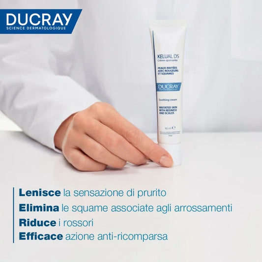 DUCRAY KELUAL DS CREMA LENITIVA 40ML - Anti-squame viso