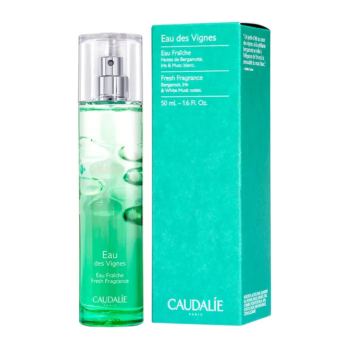 Caudalie Eau des Vignes Acqua profumata Fresca 50ml Bergamotto, iris, muschio bianco