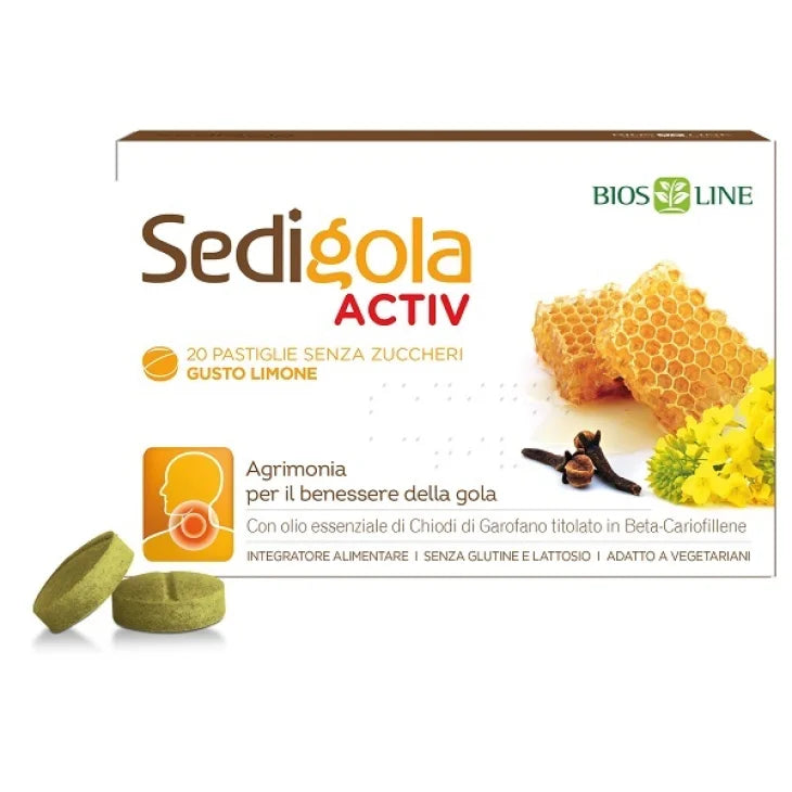 APIX SEDIGOLA ACTIV LIMONE 20 PASTIGLIE - BIOS LINE