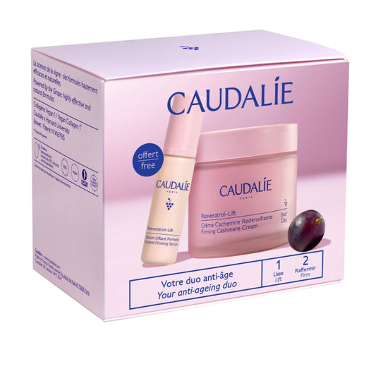 CAUDALIE RESVERATROL LIFT COFANETTO CREMA CASHMERE + SIERO