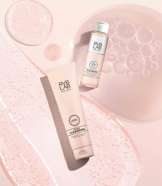 RVB LAB CLEANSING KIT - DETERGENTE VISO 2 IN 1 + ACQUA MICELLARE