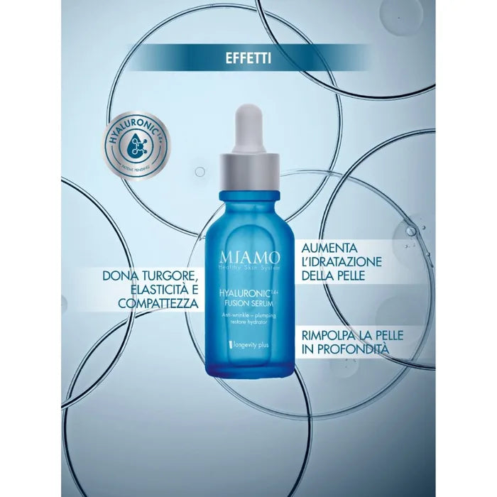 MIAMO Hyaluron 14+ Fusion Serum Siero 30ml + Poly-Hyaluronic 14+ Fusion Cream Crema Viso 5ml