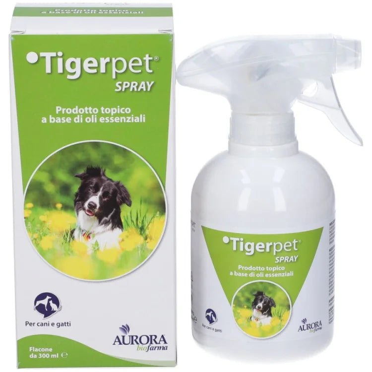 TIGERPET SPRAY 300ML - Protezione Naturale Contro Insetti e Parassiti