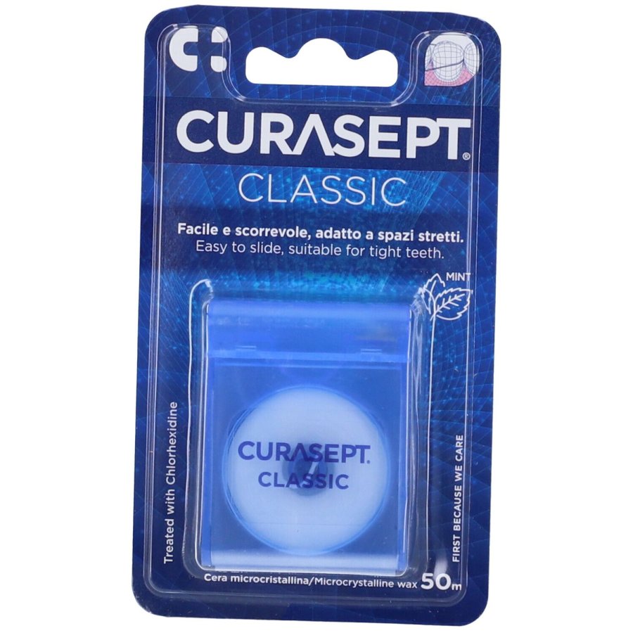 CURASEPT Classico Floss Cerato con Clorexidina 50m