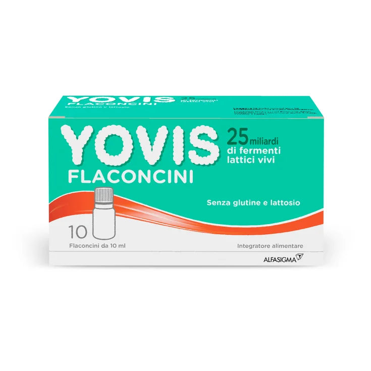 YOVIS 10 FLACONCINI 100ML 25 MILIARDI Fermenti lattici vivi
