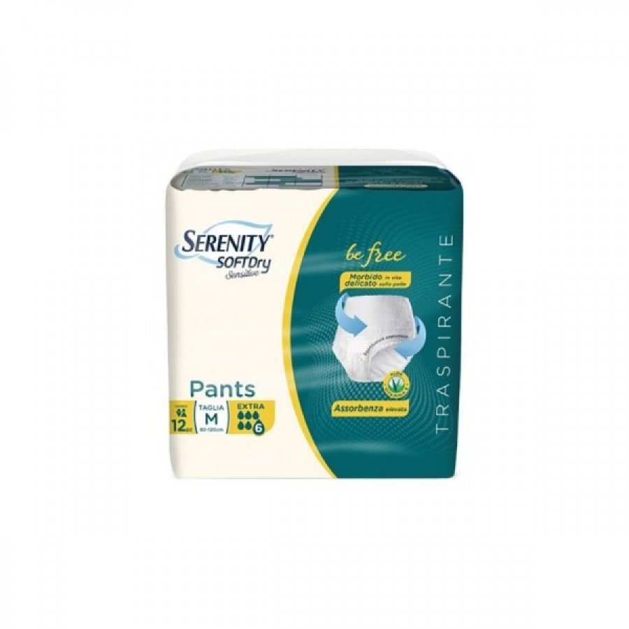 SERENITY PANTS EXTRA TAGLIA M 12 PEZZI