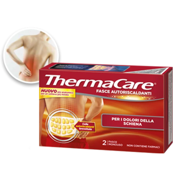 THERMACARE FASCE AUTORISCALDANTI SCHIENA 2 FASCE