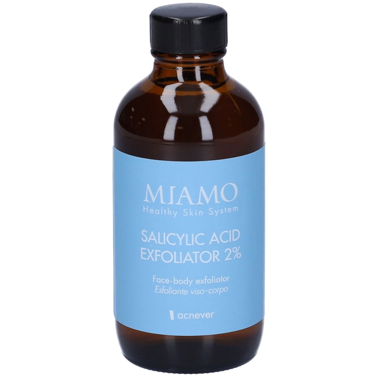 MIAMO Acnever Salicylic Acid Exfoliator Esfoliante Viso Pelle Grassa/Acne 120 ml