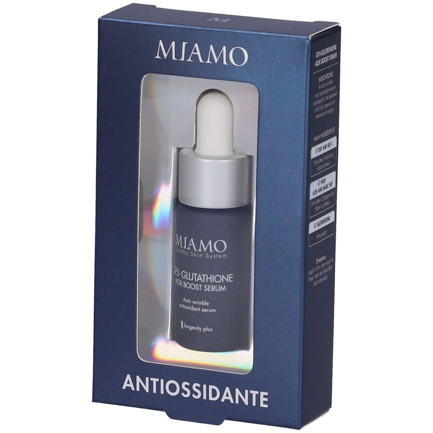 MIAMO LONGEVITY PLUS GF5-Glutathione Aox Boost Serum 10ml