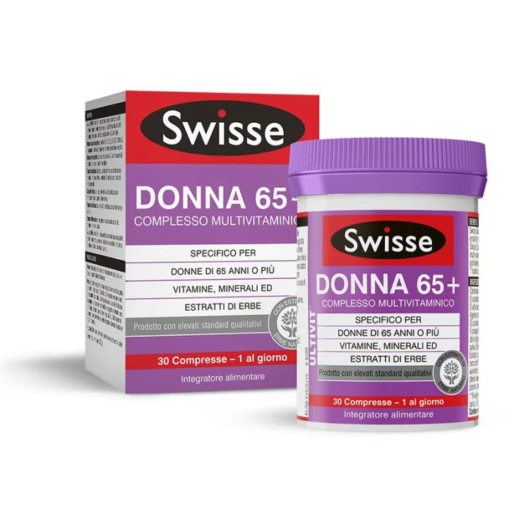 SWISSE MULTIVITAMINICO DONNA 65+ 30 Compresse