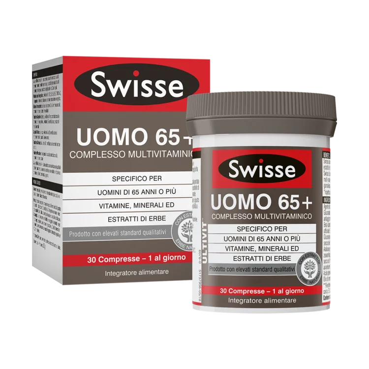 SWISSE MULTIVITAMINICO UOMO 65+ 30 compresse