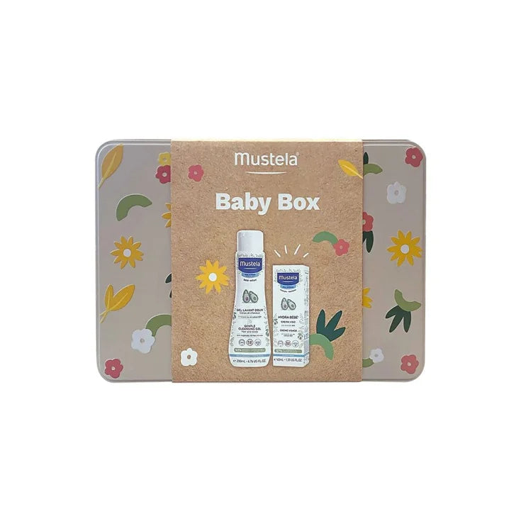 MUSTELA Baby Box Detergente Delicato + Hydra Bébé Crema Viso