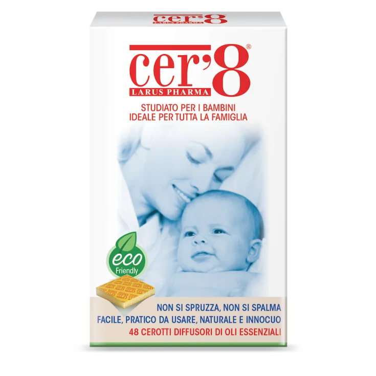 CER'8 CUSCINETTO CEROTTO ANTIZANZARE OLI ESSENZIALI 48PZ
