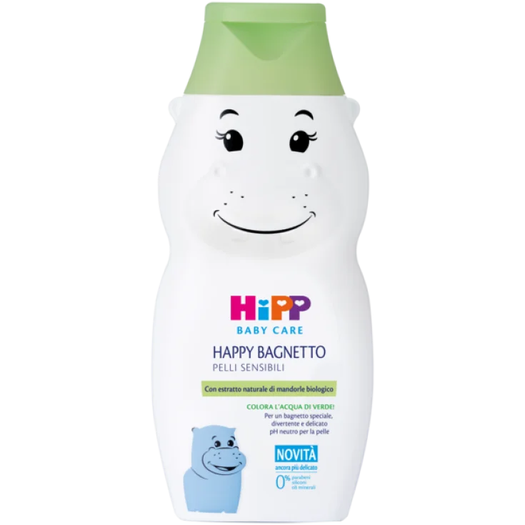 HIPP Happy Bagnetto Ippopotamo Baby Care Pelli Sensibili 0+