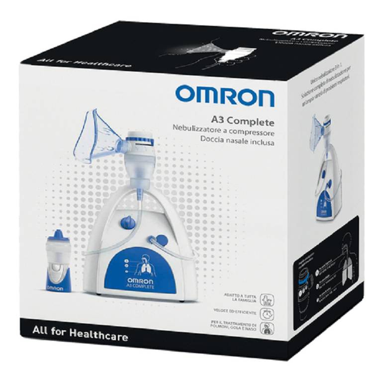 OMRON A3 COMPLETE NEBULIZZATORE + DOCCIA NASALE