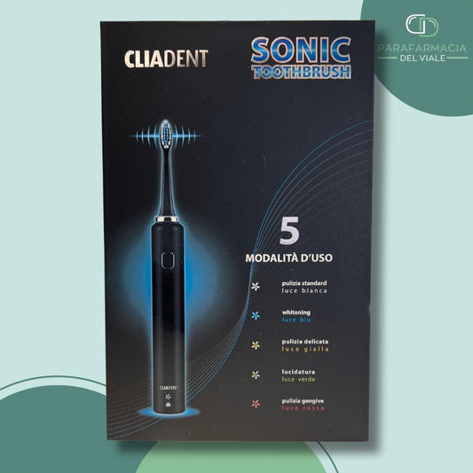 CLIADENT SPAZZOLINO SONICO 5 MODALITA' D'USO