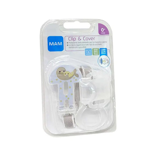 MAM Clip per Succhietto Clip E Cover NEUTRO 0+ MESI