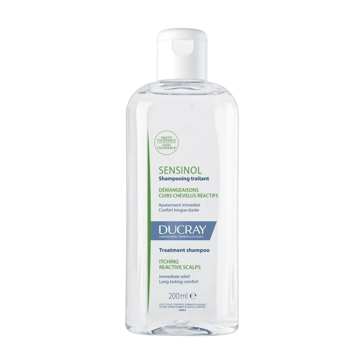 Ducray Sensinol Shampoo trattante, cuoio capelluto sensibile e reattivo, 200ml