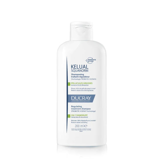 Ducray KELUAL SQUANORM Shampoo Antiforfora Grassa - Trattante Regolatore