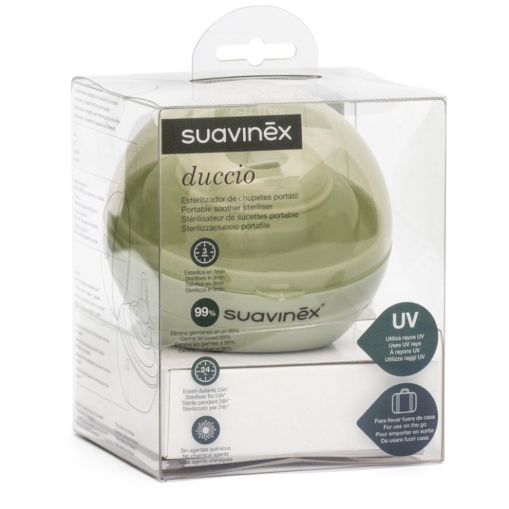 SUAVINEX DUCCIO STERILIZZATORE CIUCCIO VERDE
