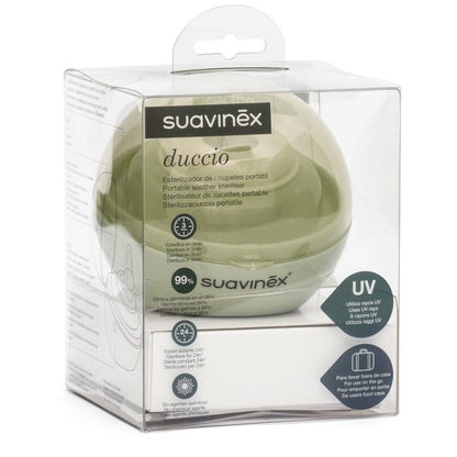 SUAVINEX DUCCIO STERILIZZATORE CIUCCIO VERDE