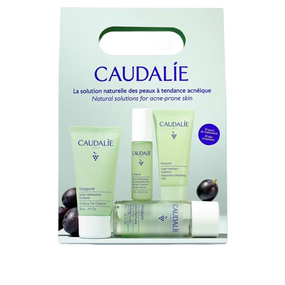CAUDALIE VINOPURE STARTER KIT PROTOCOLLO PELLE A TENDENZA ACNEICA