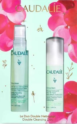 CAUDALIE Vinoclean Le Duo Set Doppio Detergente OLIO STRUCCANTE + MOUSSE DETERGENTE