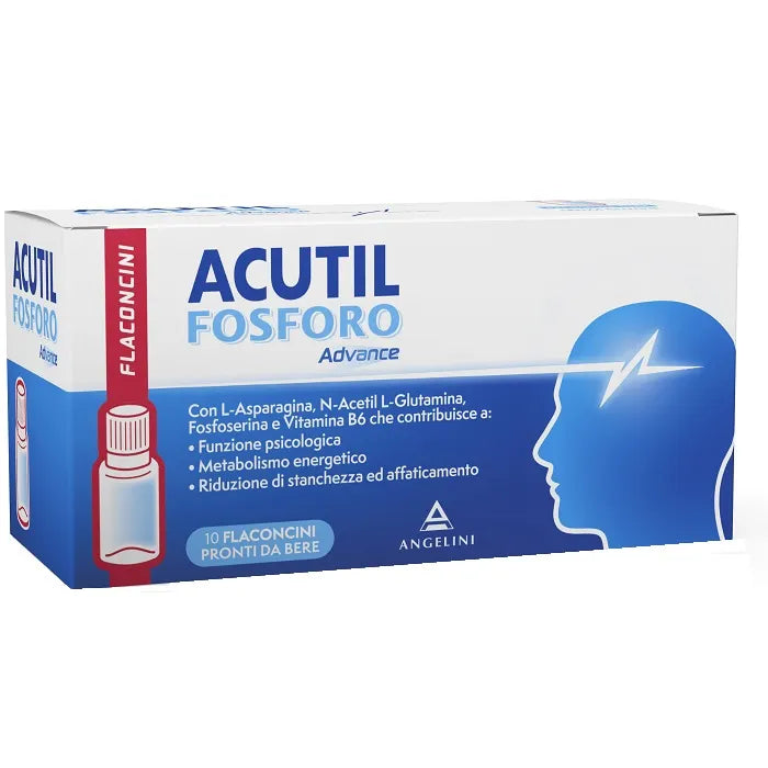 Acutil Fosforo Advance 10 Flaconcini INTEGRATORE MENTE