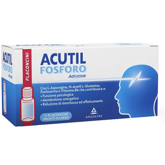 Acutil Fosforo Advance 10 Flaconcini INTEGRATORE MENTE