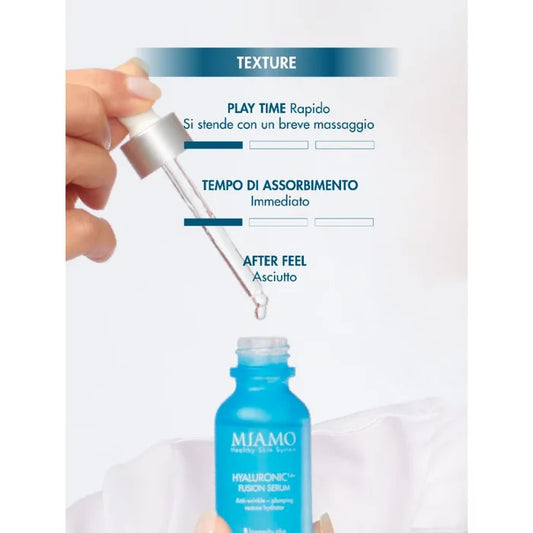 MIAMO Hyaluron 14+ Fusion Serum Siero 30ml + Poly-Hyaluronic 14+ Fusion Cream Crema Viso 5ml