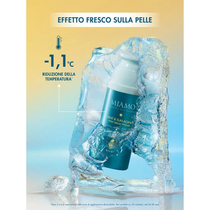 Miamo Skin Defense - Heat & Sun Aging Body Serum Defense Siero Solare Corpo SPF50 PA+++, 100ml