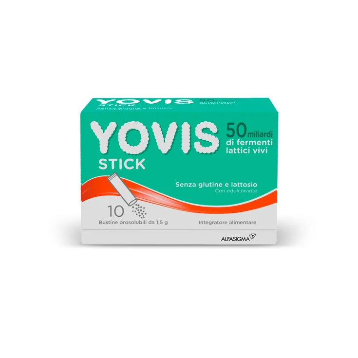 YOVIS STICK 10 bustine OROSOLUBILI 50 MILIARDI FERMENTI LATTICI VIVI