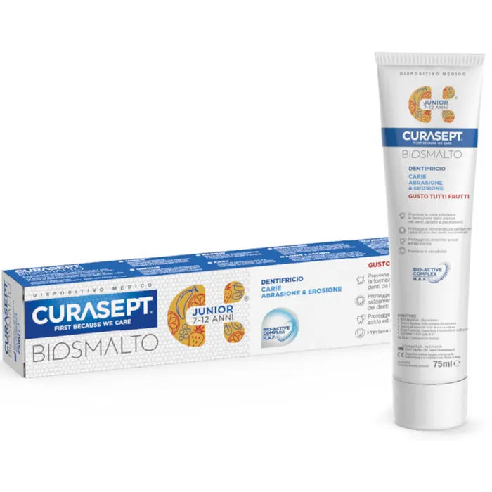 CURASEPT BIOSMALTO DENTIFRICIO JUNIOR 7-12 ANNI 75ML