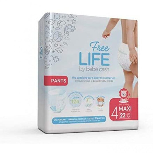 FREELIFE BEBECASH PANTS MUTANDINA TAGLIA 4 (8-15 KG) 22 PEZZI
