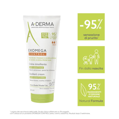 A-DERMA EXOMEGA CONTROL CREMA EMOLLIENTE ANTI-GRATTAGE 200ML