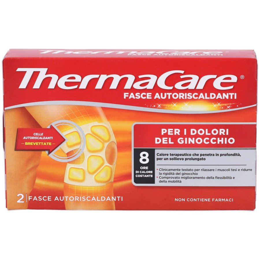THERMACARE GINOCCHIO FASCE AUTORISCALDANTI 2cerotti