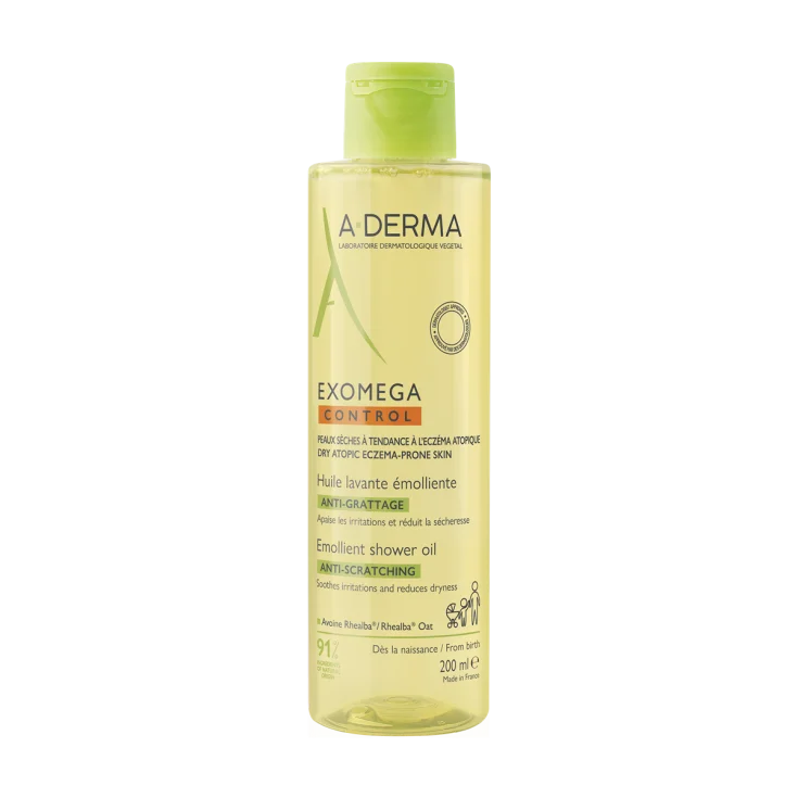 A-DERMA EXOMEGA CONTROL OLIO lavante Emolliente Anti-Grattage 200ML
