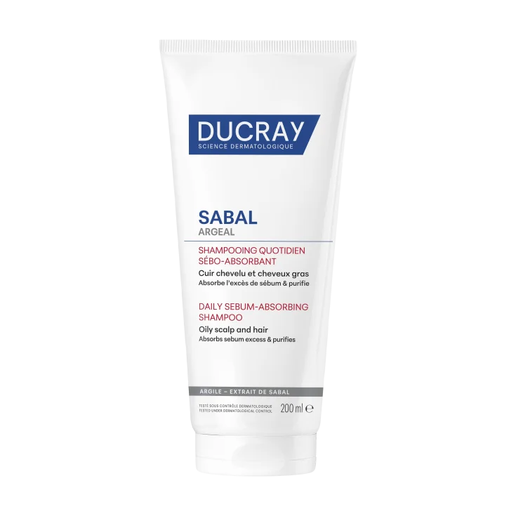 DUCRAY SABAL ARGEAL SHAMPOO QUOTIDIANO SEBO-ASSORBENTE 200ML