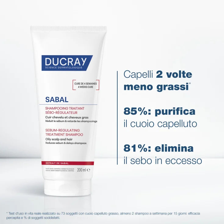 DUCRAY SABAL SHAMPOO TRATTAMENTO FORTE SEBORIDUTTORE 200ML