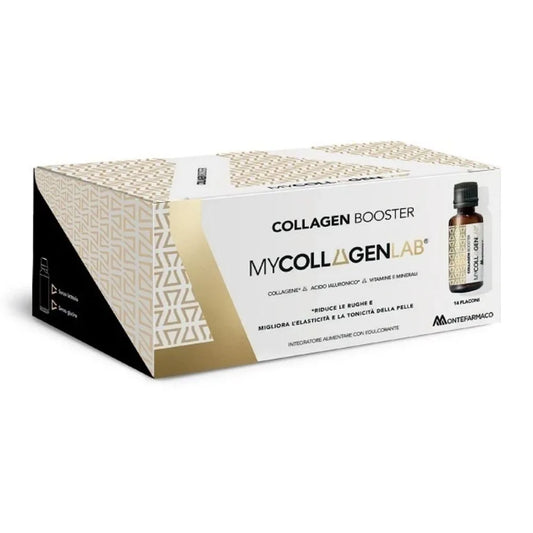 MyCollagenLab Collagen Booster Integratore Alimentare Anti Età, 14 flaconcini