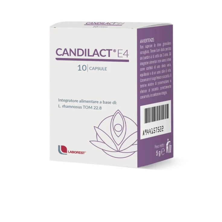 CANDILACT E4 10 CAPSULE - INTEGRATORI FLORA BATTERICA