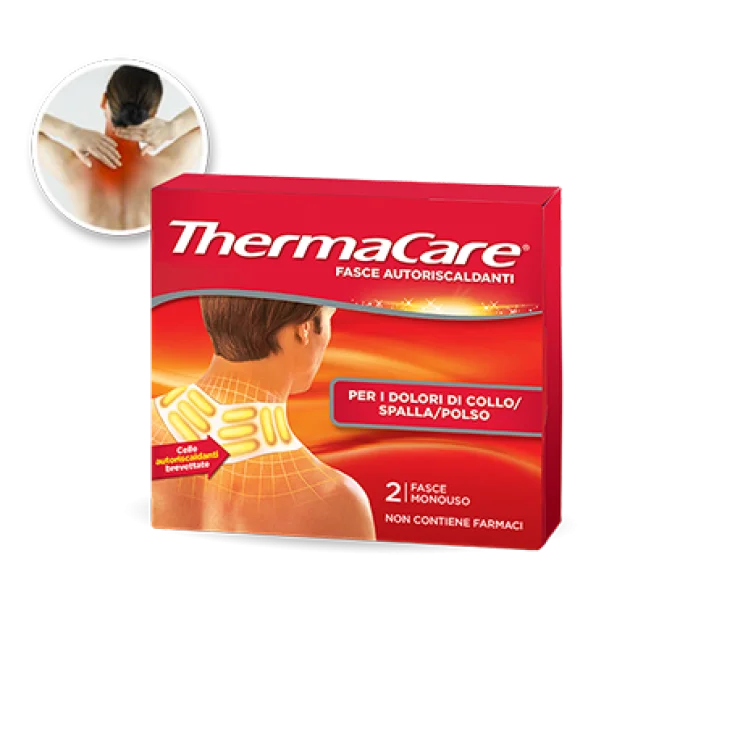 THERMACARE COLLO/SPALLA/POLSO FASCE AUTORISCALDANTI 2 pezzi