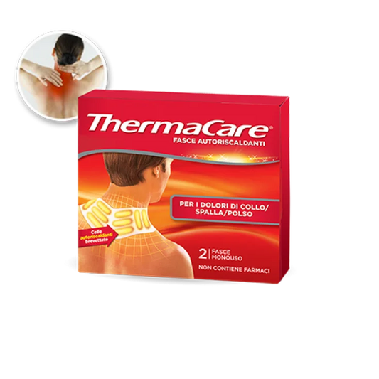 THERMACARE COLLO/SPALLA/POLSO FASCE AUTORISCALDANTI 2 pezzi