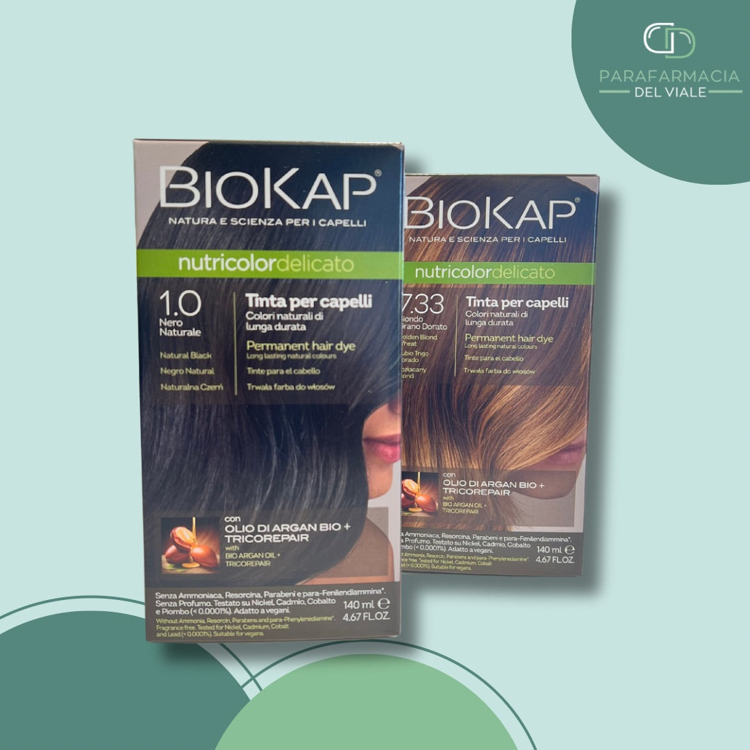 BIOKAP NUTRICOLOR TINTA PER CAPELLI NATURALE VARIE COLORAZIONI