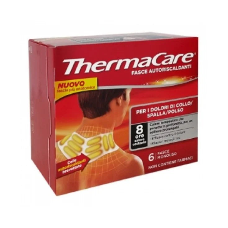 THERMACARE COLLO/SPALLA/POLSO FASCE AUTORISCALDANTI 6 pezzi