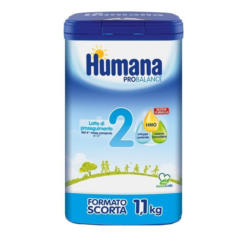 HUMANA 2 LATTE POLVERE PROBAL FORMATO SCORTA 1,1 KG