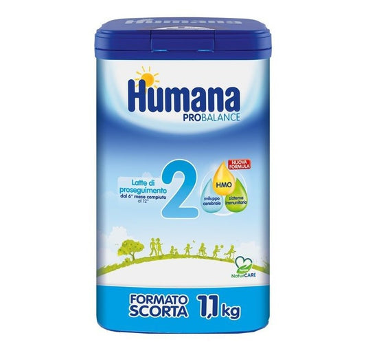 HUMANA 2 LATTE POLVERE PROBAL FORMATO SCORTA 1,1 KG