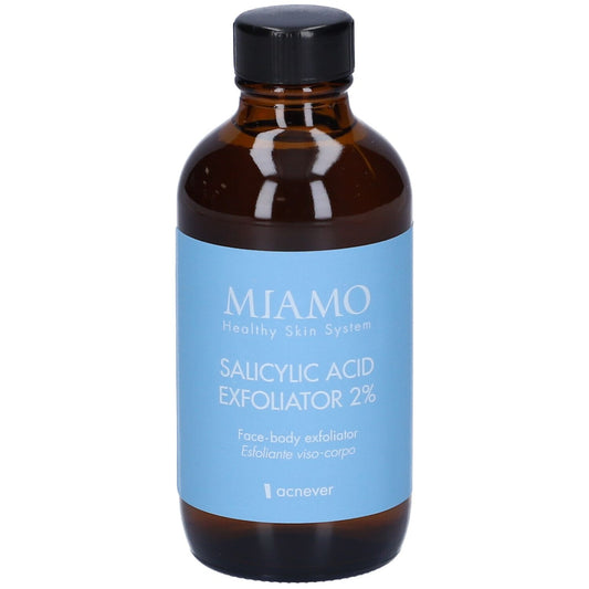 MIAMO Acnever Salicylic Acid Exfoliator Esfoliante Viso Pelle Grassa/Acne 120 ml